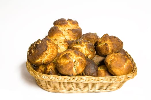 Pastries made from curd-oil dough
