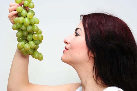 Grape in hand