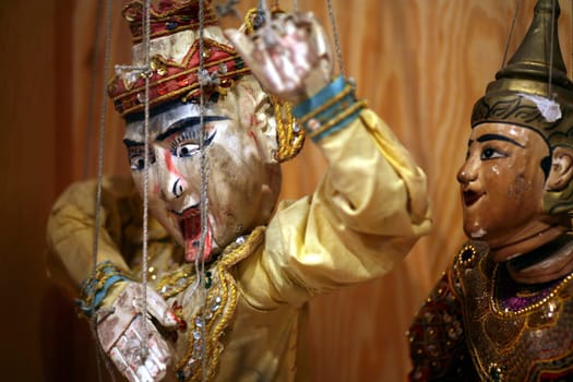 Ancient Thai puppets