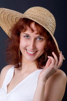 Daniela under the hat
