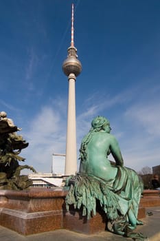 Fountain and tower