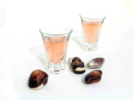 Chocolates with liqueur