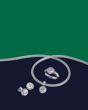 Jewelry Set - Necklace - Ring - Earrings