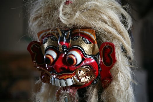 Asian Wooden Mask