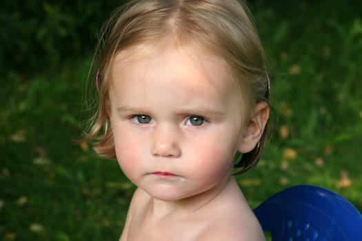 pouting child