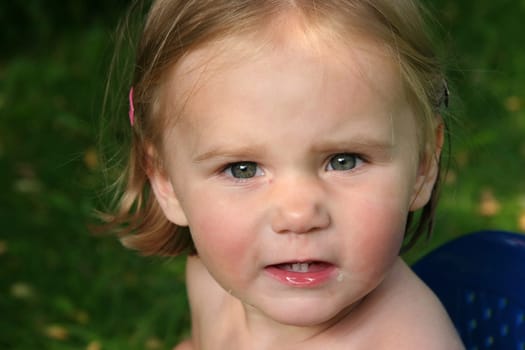 tense toddler