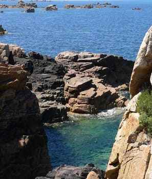 Bay in Brittany
