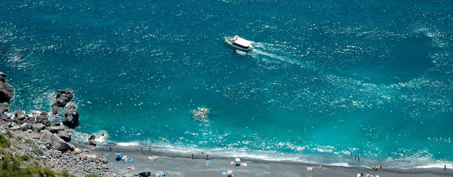 Beach with boat