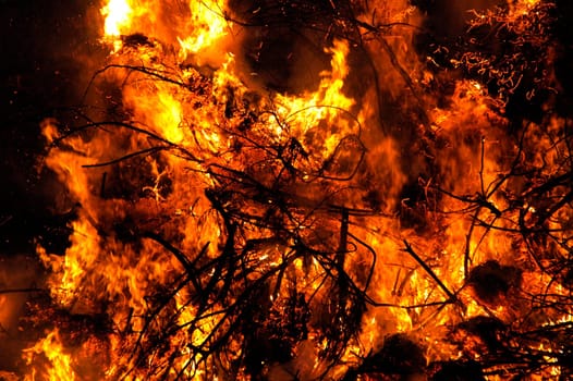 Easter bonfires