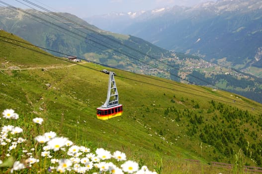 Fiesch cable car,Switzerland