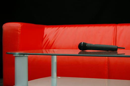 Microphone and sofa