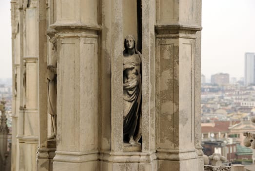 Statue at the Duomo of Milan