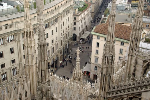 View from the Duomo of Milan. *** THIS SERIES CONTAINS OVER 700 PHOTOS * I WILL POST THE BEST 400 OF THEM * HAVE FUN ***