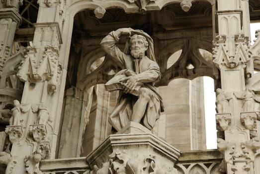 Statue at the Duomo of Milan