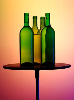 Wine on the table