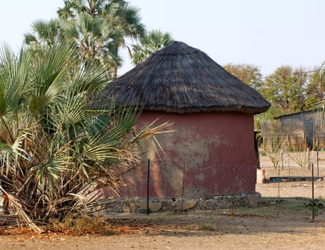 Afrikanisdche Round Cabin,Botswana