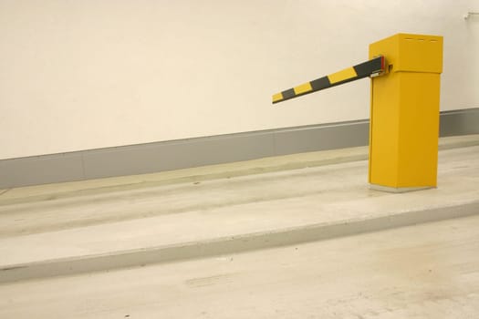 Barrier of an underground car park