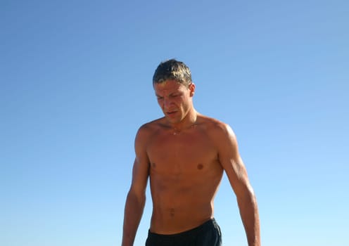 On the way to the beach