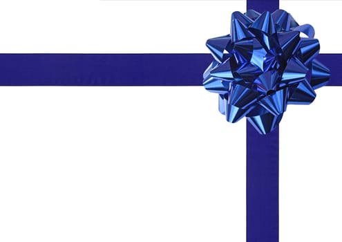 Blue Gift Ribbon