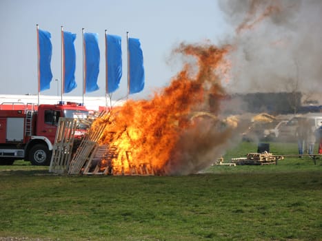 Easter bonfires