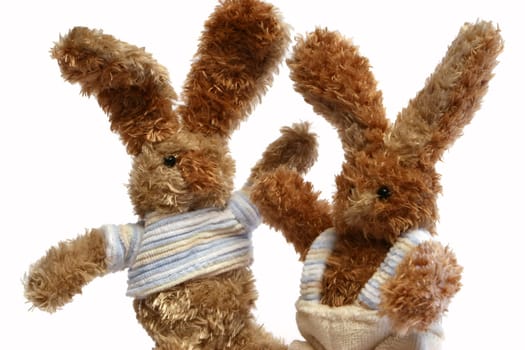 waving bunnies