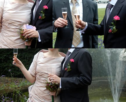 Wedding - bride and groom