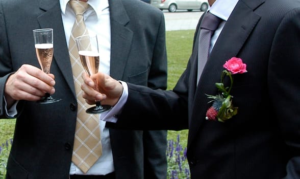 Wedding - Champagne - Groom