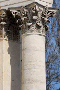 ... are the pillars of the Munich Victory Gate