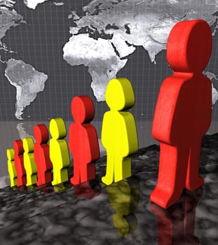 Leading position