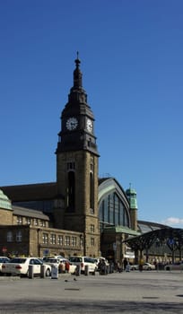 Hamburg Central Station. I didn't change anything on the colors,that's natural blue.