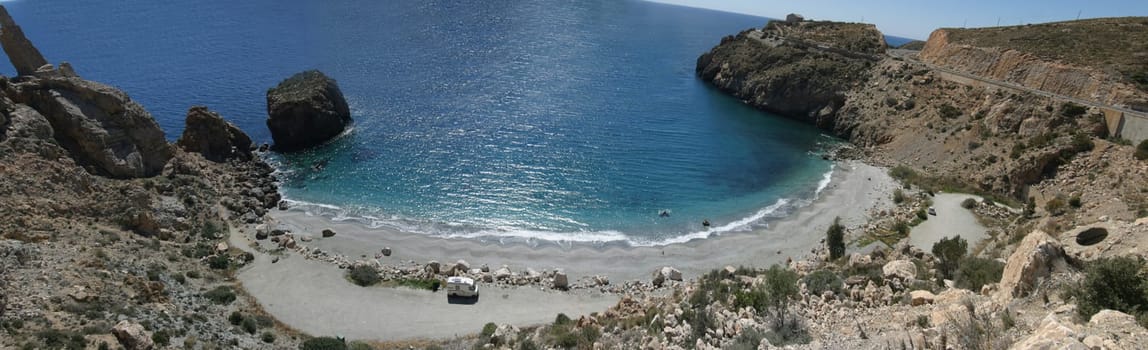 secluded bay on the Costa Tropical