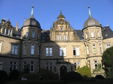 Castle in sun and shade