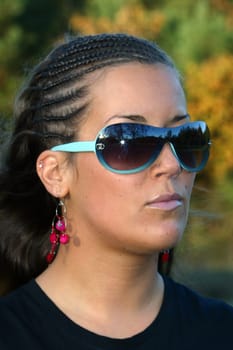 Model Joana with sunglasses