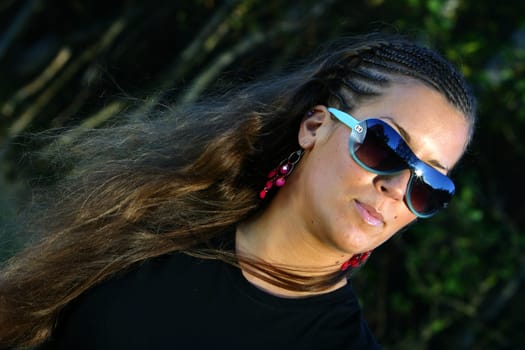 Model Joana with sunglasses