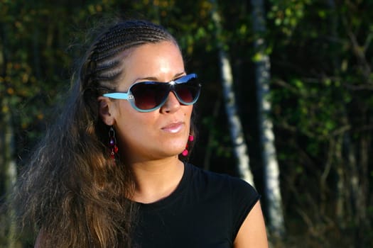 Model Joana with sunglasses