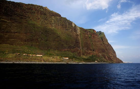 Cabo Girao is considered one of the highest cliffs in the world. From a height of 580 meters you can look down on the sea. Below the Cabo Girao there are agricultural terraces,to which daring men used to go until a few years ago in