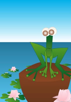 frog graphic