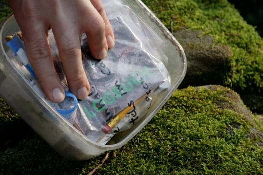 Geocaching - Cache with logbook