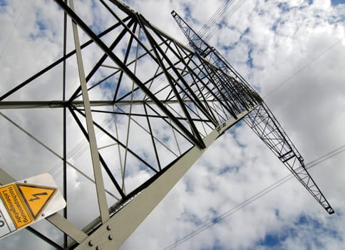 Electricity pylons