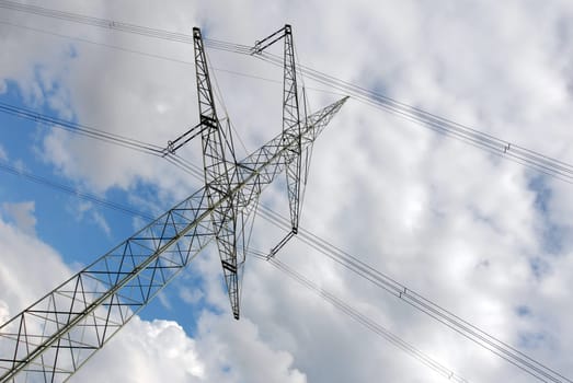 Electricity pylons