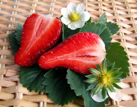 Strawberry halves