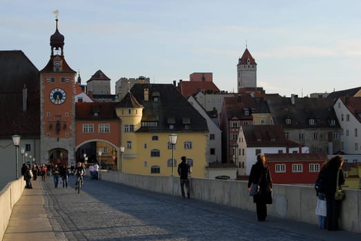 ... in Regensburg on the Danube