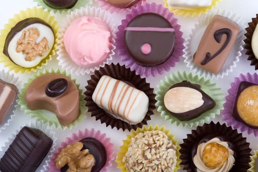 Chocolates from above