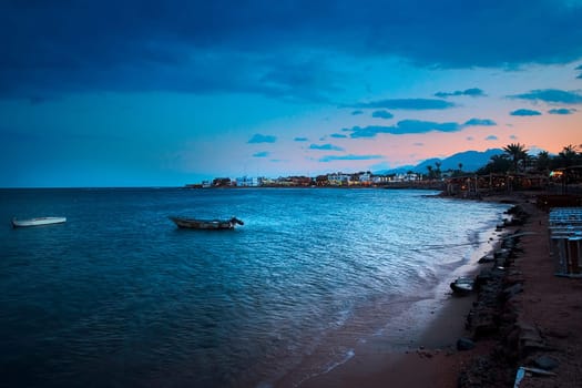 Evening on the beach