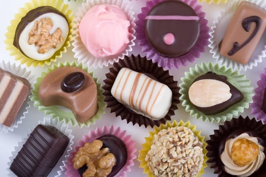 Chocolates from above