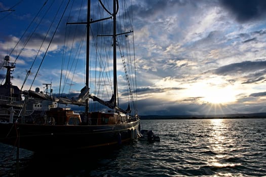 In the port of Siracusa