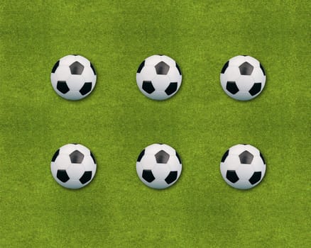 6 footballs