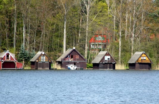 Fishermen's huts