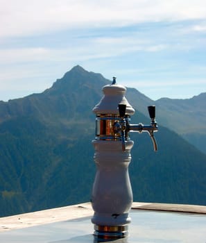 There is also beer on the mountains