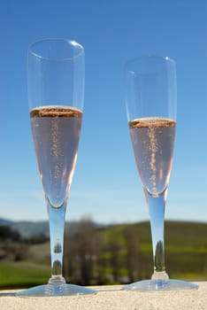 Sparkling wine rosé